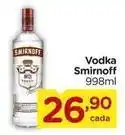 Carrefour Smirnoff - vodka oferta