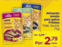 Carrefour Purina - alimento úmido para gatos friskies oferta