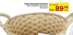 Carrefour Carrefour - cesta decorada oferta