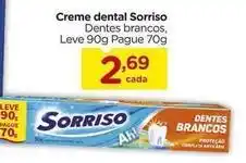 Carrefour Sorriso - creme dental oferta
