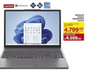 Lenovo - notebook ideapad slim