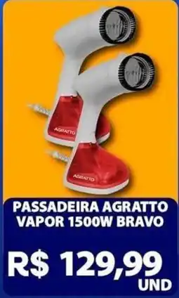 Super Vi Supermercados Passadeira agratto vapor 1500w bravo oferta