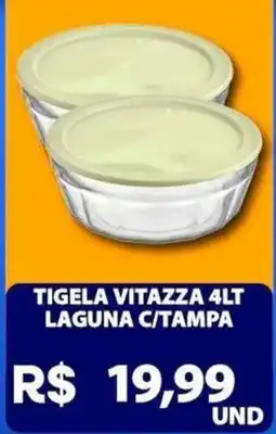 Super Vi Supermercados Tigela vitazza laguna c/tampa oferta