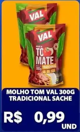 Super Vi Supermercados molho tom val tradicional sache oferta