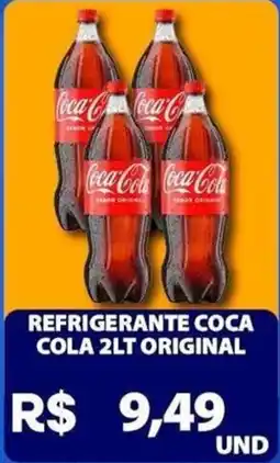 Super Vi Supermercados Refrigerante coca cola 2lt original oferta