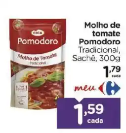 Carrefour Bairro Molho de tomate pomodoro tradicional oferta