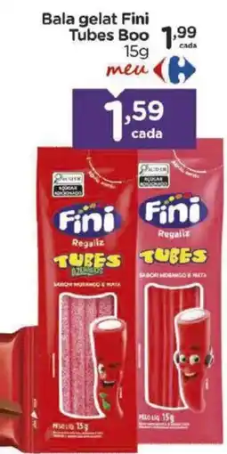 Carrefour Bairro Bala gelat Fini Tubes Boo oferta