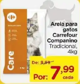 Carrefour Bairro Areia para gatos Carrefour Companhino Tradicional oferta
