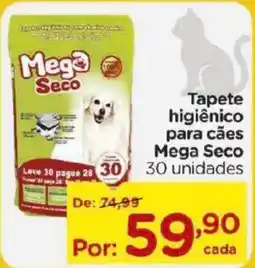 Carrefour Bairro Tapete higiênico para cães Mega Seco oferta