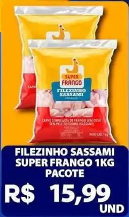 Super Vi Supermercados filezinho sassami super frango oferta