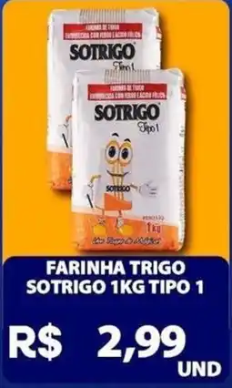 Super Vi Supermercados farinha trigo sotrigo tipo 1 oferta