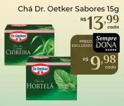 Dona de Casa Chá Dr. Oetker Sabores oferta