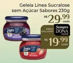 Dona de Casa Geleia Linea Sucralose sem Açúcar Sabores oferta