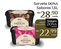 Dona de Casa Sorvete dona sabores oferta