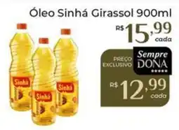 Dona de Casa Óleo Sinhá Girassol oferta
