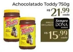 Dona de Casa Achocolatado Toddy oferta