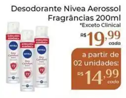Dona de Casa Desodorante Nivea Aerosol Fragrâncias oferta