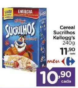 Carrefour Bairro Cereal Sucrilhos Kellogg's oferta