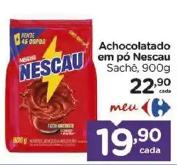 Carrefour Bairro Achocolatado em pó Nescau Sachê oferta
