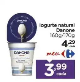 Carrefour Bairro logurte natural danone oferta