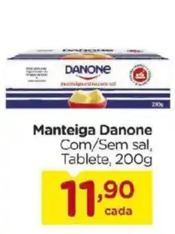 Carrefour Bairro Manteiga danone com/sem sal, tablete oferta