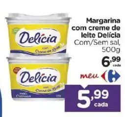 Carrefour Bairro Margarina com creme de leite Delicia oferta