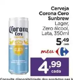 Carrefour Bairro Cerveja Corona Cero Sunbrew oferta