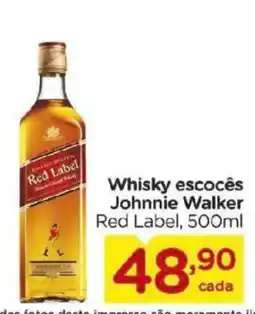 Carrefour Bairro Whisky escocês Johnnie Walker Red Label oferta