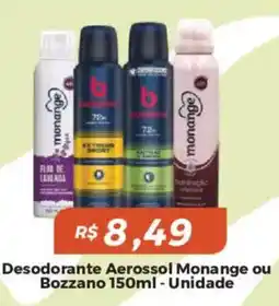 Mart Minas Desodorante Aerossol Monange ou Bozzano oferta