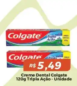 Mart Minas Creme Dental Colgate 120g Tripla Ação oferta