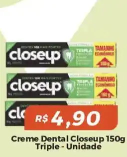 Mart Minas Creme Dental Closeup Triple oferta