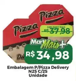 Mart Minas Pizza Delivery oferta