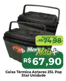 Mart Minas Caixa Térmica Antares 25L Pop Star Unidade oferta