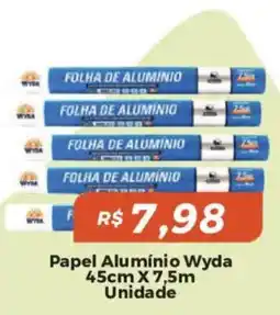 Mart Minas Papel Alumínio Wyda oferta