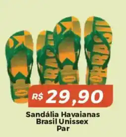Mart Minas Sandália havaianas brasil unissex oferta