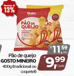Cometa Supermercados Pão de queijo GOSTO MINEIRO oferta