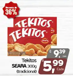 Cometa Supermercados Tekitos seara (tradicional) oferta