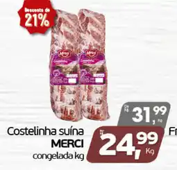 Cometa Supermercados Costelinha suína merci congelada kg oferta