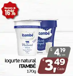 Cometa Supermercados logurte natural itambé oferta
