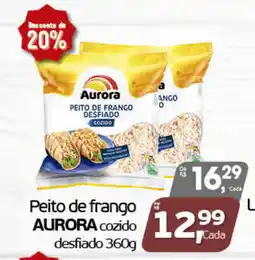 Cometa Supermercados Peito de frango aurora cozido desfiado oferta