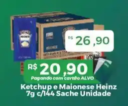 Mart Minas Ketchup e Maionese Heinz oferta