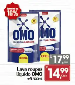 Cometa Supermercados Lava roupas líquido omo refil oferta