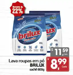 Cometa Supermercados Lava roupas em pó brilux oferta