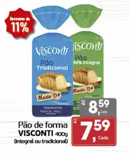 Cometa Supermercados Pão de forma visconti 400g oferta