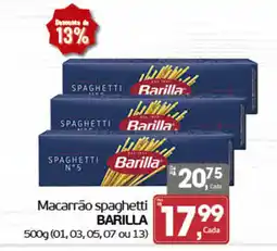 Cometa Supermercados Macarrão spaghetti barilla oferta