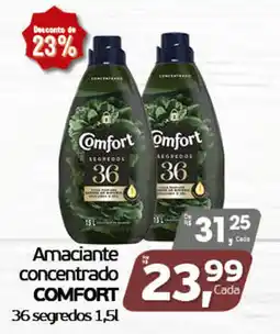 Cometa Supermercados Amaciante concentrado comfort 36 segredos oferta