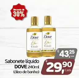 Cometa Supermercados Sabonete líquido dove (óleo de banho) oferta