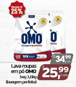 Cometa Supermercados Lava roupas em pó OMO oferta