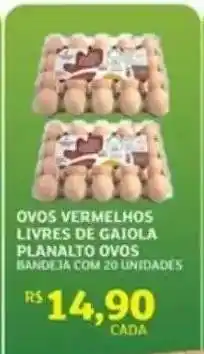 Assaí Atacadista OVOS VERMELHOS LIVRES DE GAIOLA PLANALTO OVOS oferta