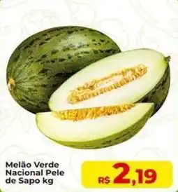 Rebouças Supermercados Melão Verde Nacional Pele de Sapo oferta